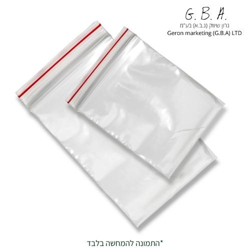 שקיות פסגור שקופות עם סגירה חוזרת